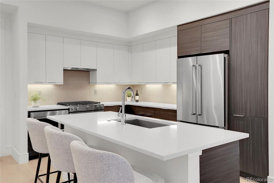 Furnished interior view inside a new home in , Denver (Image 28). Furnished interior view inside a new home in , Denver (Image 28).