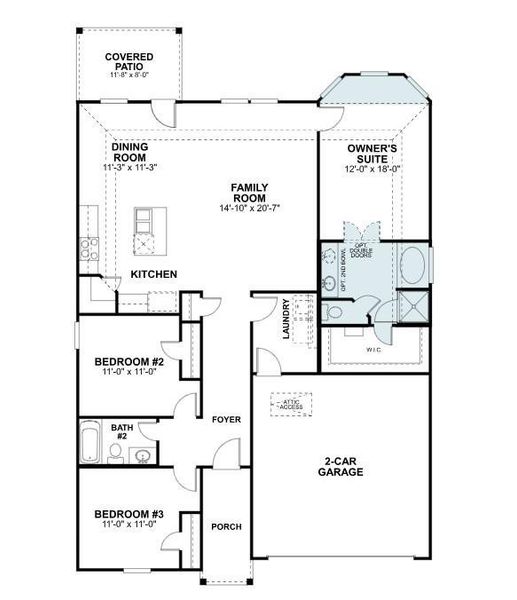 2D floor plan layout of this home in Magnolia Ridge, Magnolia, TX (Image 2). 2D floor plan layout of this home in Magnolia Ridge, Magnolia, TX (Image 2).