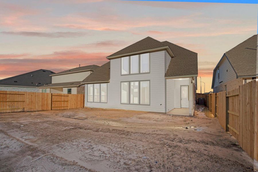 The covered patio is generously sized, providing ample space for various outdoor activities. The covered patio is generously sized, providing ample space for various outdoor activities.