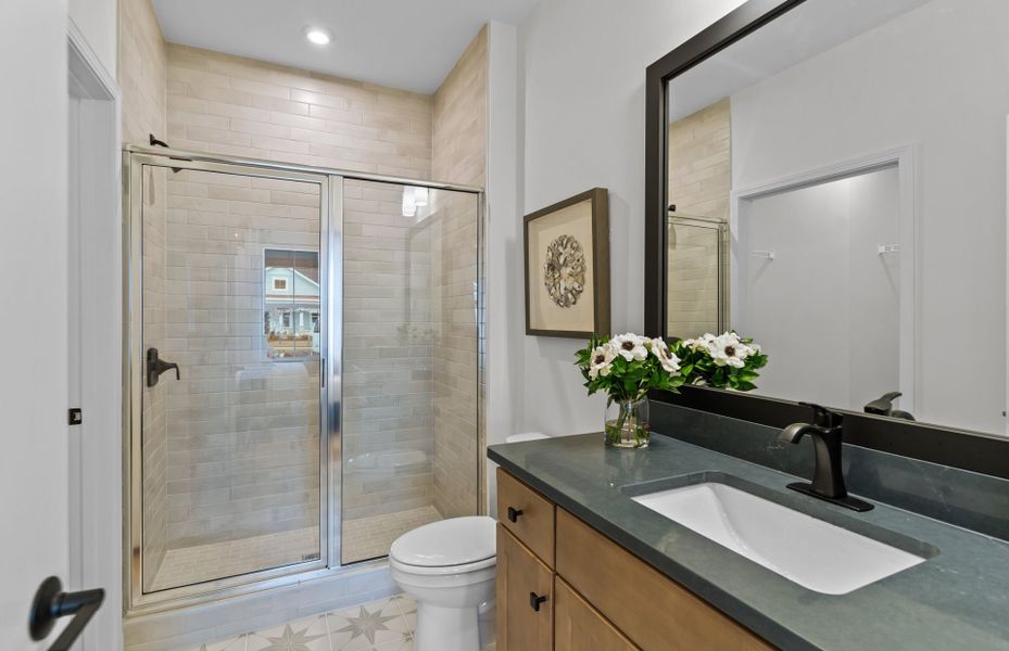 Furnished interior view inside a new home in Del Webb Wilmington at Mallory Creek, Leland (Image 12).