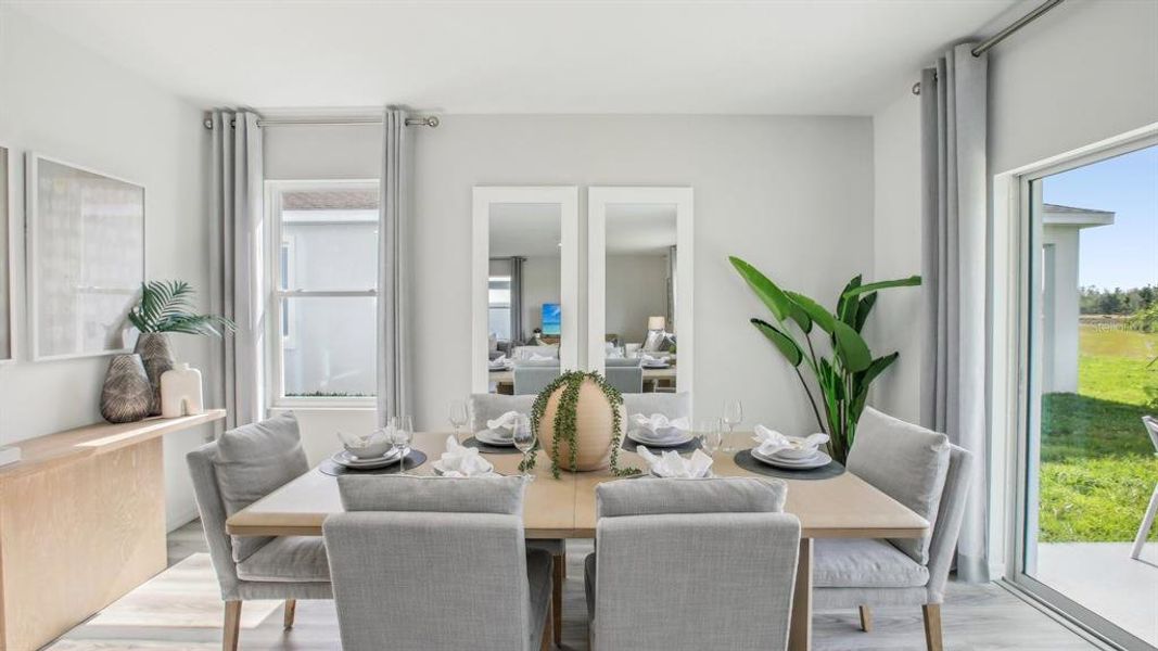 Furnished interior view inside a new home in Sandhill, Dade City (Image 30).