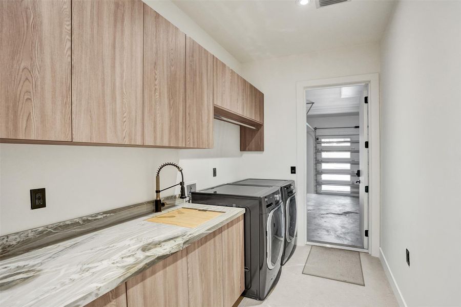 Furnished interior view inside a new home in , Lighthouse Point (Image 36).