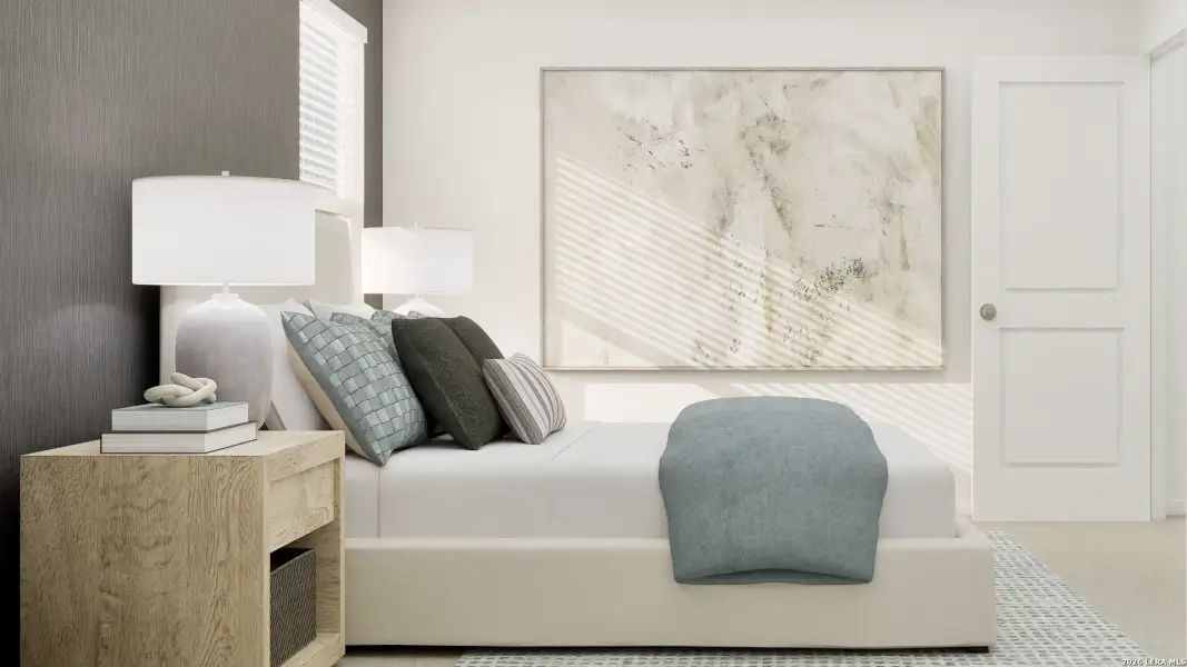 Furnished interior view inside a new home in Summerlin, San Antonio (Image 8).