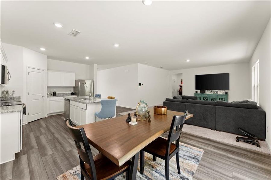Furnished interior view inside a new home in Meriwether Place, Villa Rica (Image 10).