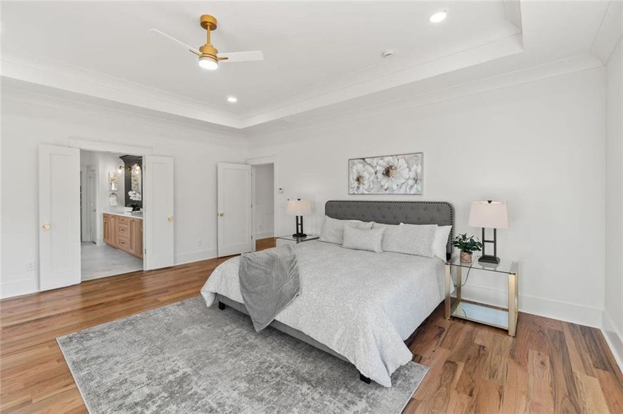 Furnished interior view inside a new home in , Social Circle (Image 34).