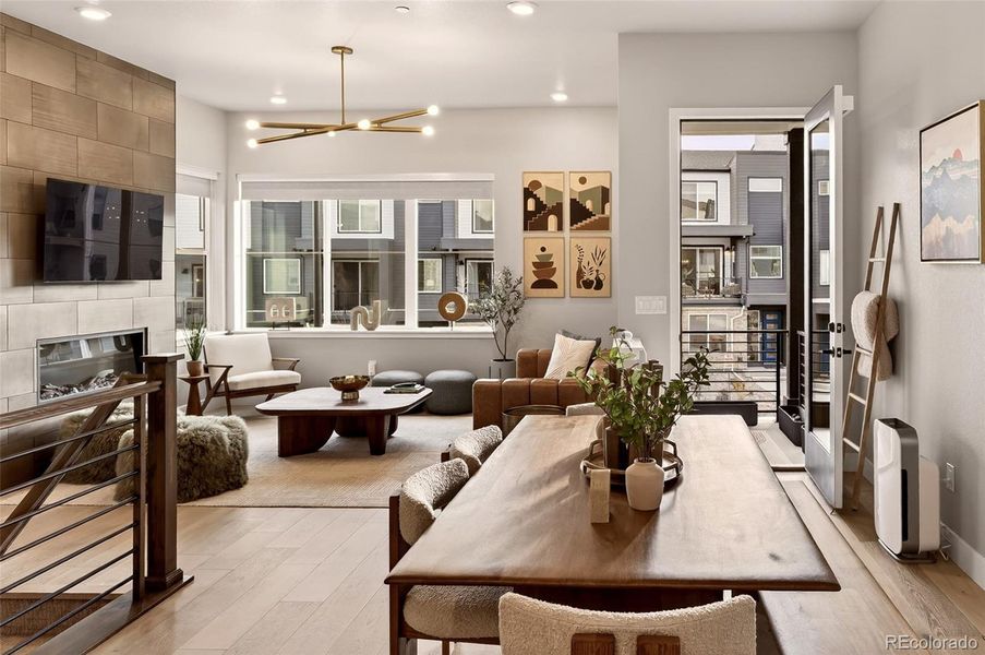 Furnished interior view inside a new home in Baseline, Broomfield (Image 17).