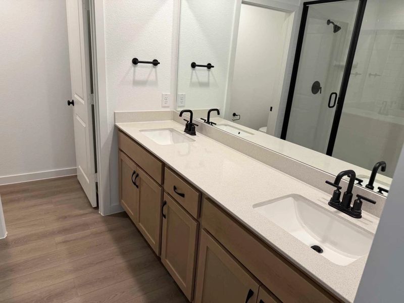 Primary Bathroom Construction Progress featuring the Artisan Collection