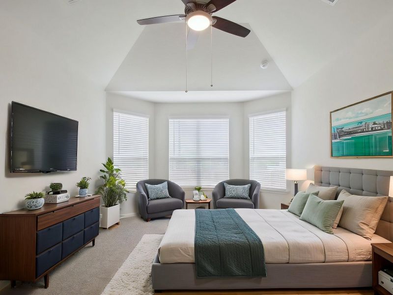 Furnished interior view inside a new home in Arcadia Ridge - Classic Series, San Antonio (Image 5).