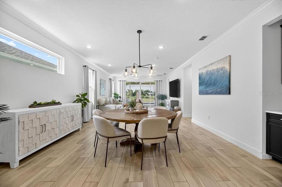 Furnished interior view inside a new home in Marisol Pointe at MiraBay Florida Series, Apollo Beach (Image 8).