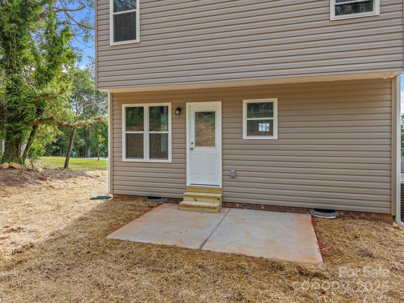 Exterior details and patio area of a home in , Albemarle (Image 3). Exterior details and patio area of a home in , Albemarle (Image 3).
