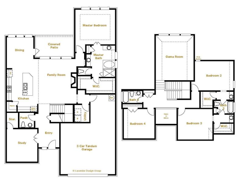 Castell Floor Plan in Cibolo Crossing, Universal City | Sitterle Homes