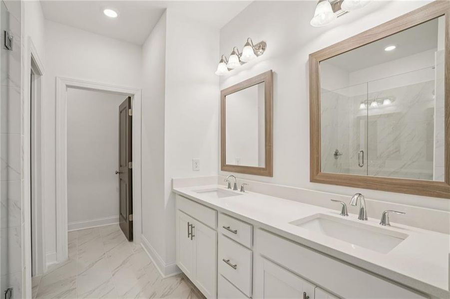 Furnished interior view inside a new home in Palisades Townhomes, Cumming (Image 10).