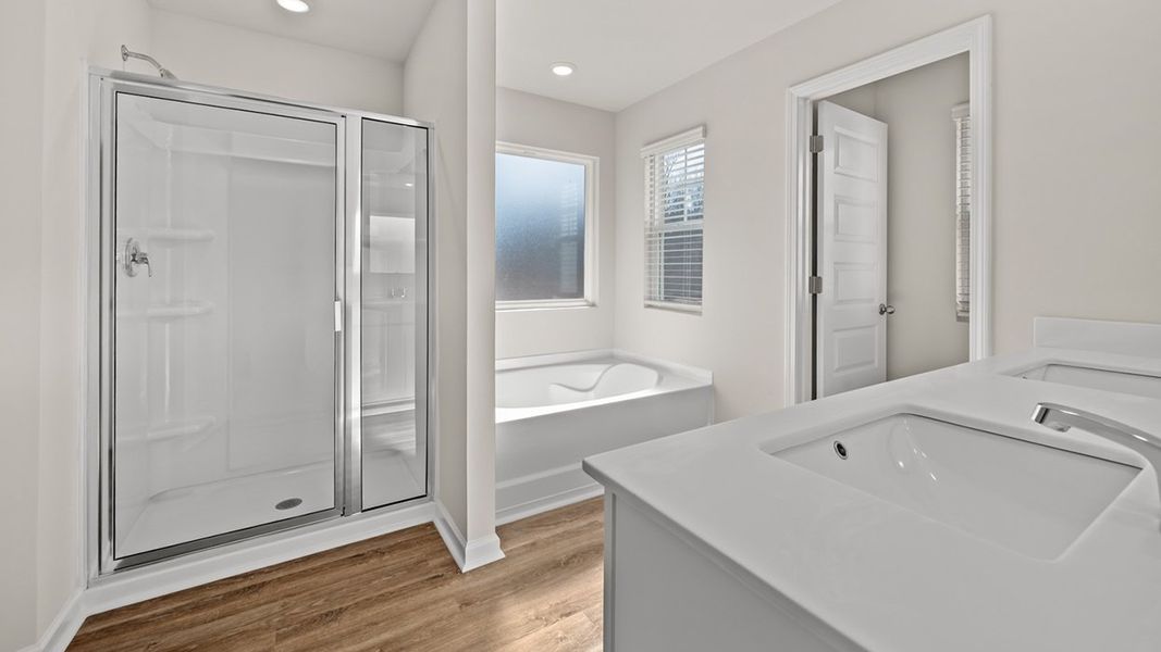 Representative furnished interior of a home built from the Saratoga by D.R. Horton in Oakchase at Hampton, Hampton (Image 8). Representative furnished interior of a home built from the Saratoga by D.R. Horton in Oakchase at Hampton, Hampton (Image 8).