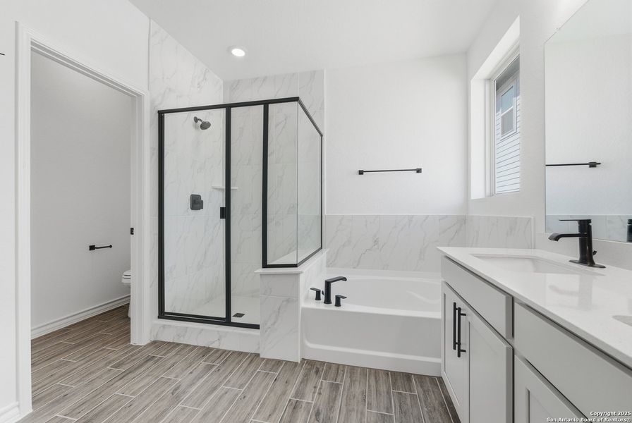 Furnished interior view inside a new home in Bison Ridge, San Antonio (Image 6).