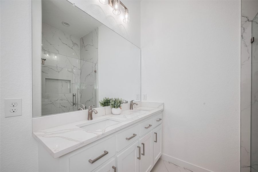 Furnished interior view inside a new home in , Houston (Image 11).