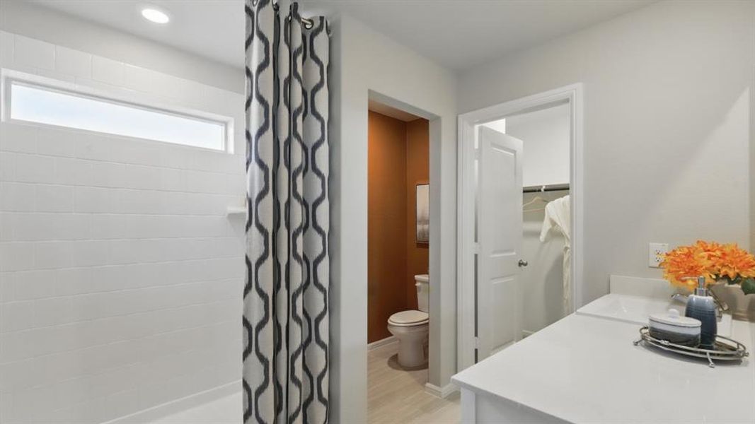 Furnished interior view inside a new home in Lonestar at Liberty Trails, Fort Worth (Image 11).