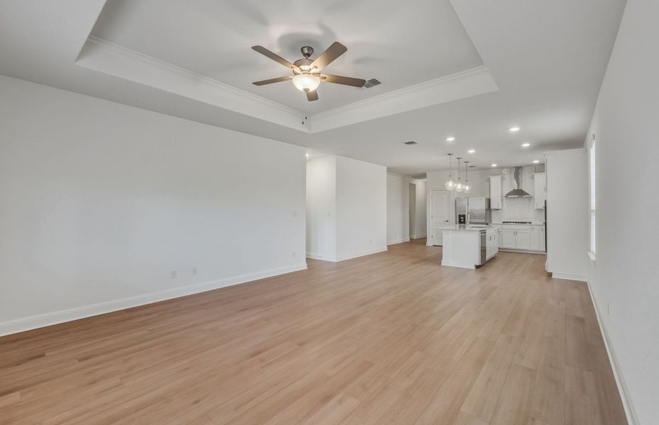 Spacious, unfurnished interior of a new home in Saddleback at Santa Rita Ranch, Liberty Hill (Image 20). Spacious, unfurnished interior of a new home in Saddleback at Santa Rita Ranch, Liberty Hill (Image 20).