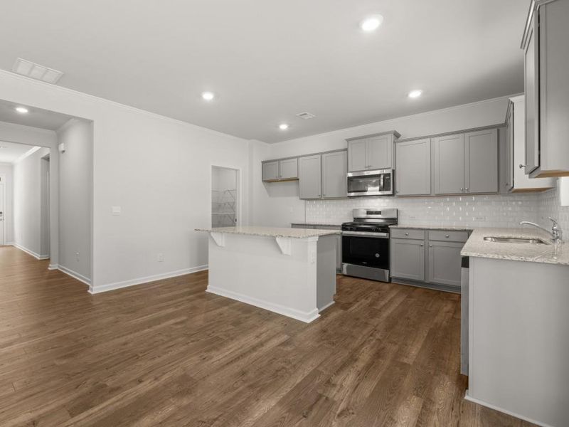 Furnished interior view inside a new home in Parkside at Carter Grove, Cartersville (Image 13).