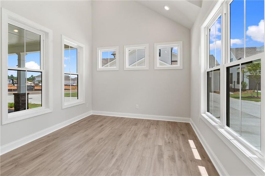 Spacious, unfurnished interior of a new home in Promenade at Sawnee Village, Cumming (Image 21).