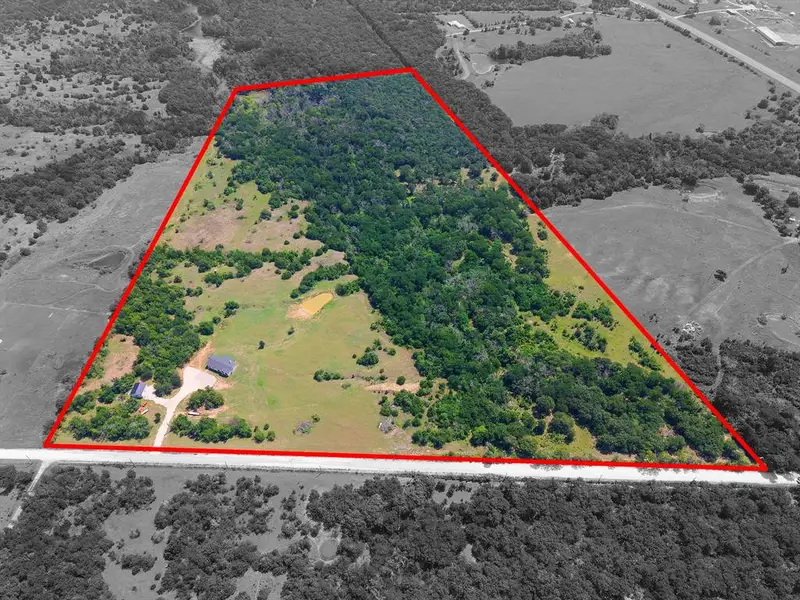 Arial View - Property Lines are approximate