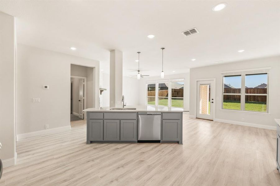 Furnished interior view inside a new home in Silo Mills, Joshua (Image 9).