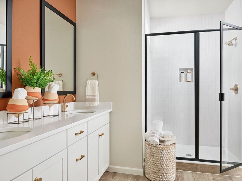 Furnished interior view inside a new home in Sugar Mill Village, Longmont (Image 22).