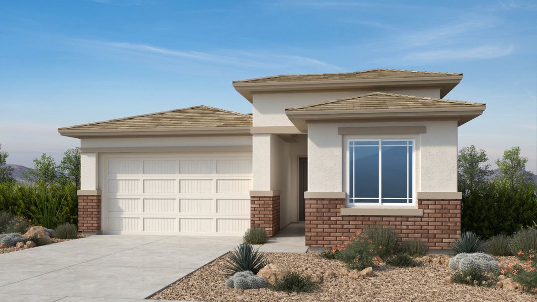 Front exterior of a home in the Verdin Discovery Collection community, located in Phoenix, AZ (Image 15).