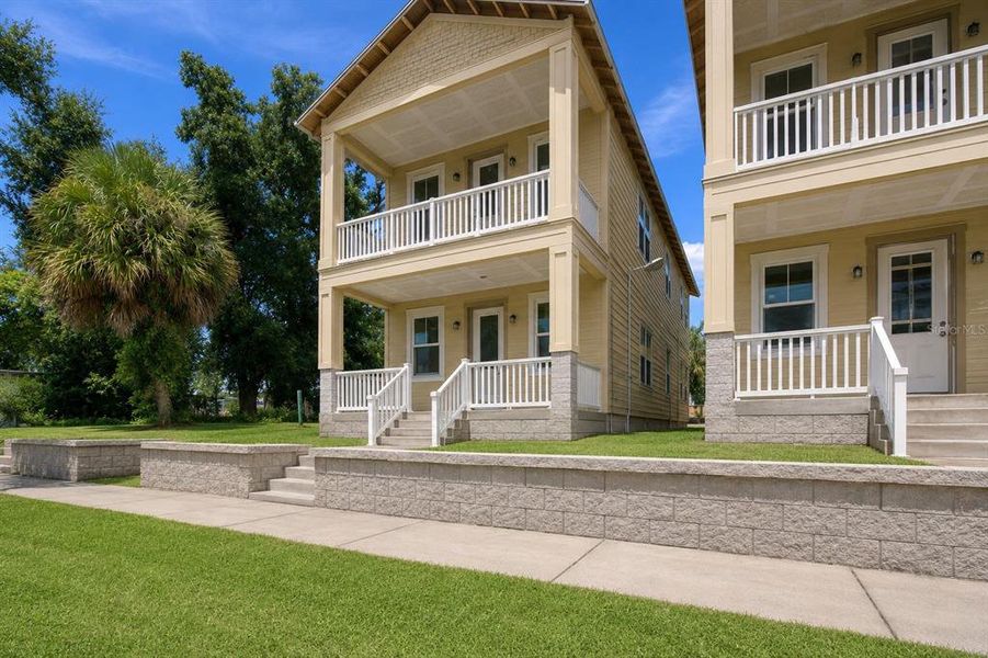 Exterior details and patio area of a home in , Tampa (Image 9). Exterior details and patio area of a home in , Tampa (Image 9).