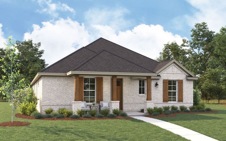 The Conroe - Hill Country Elevation The Conroe - Hill Country Elevation