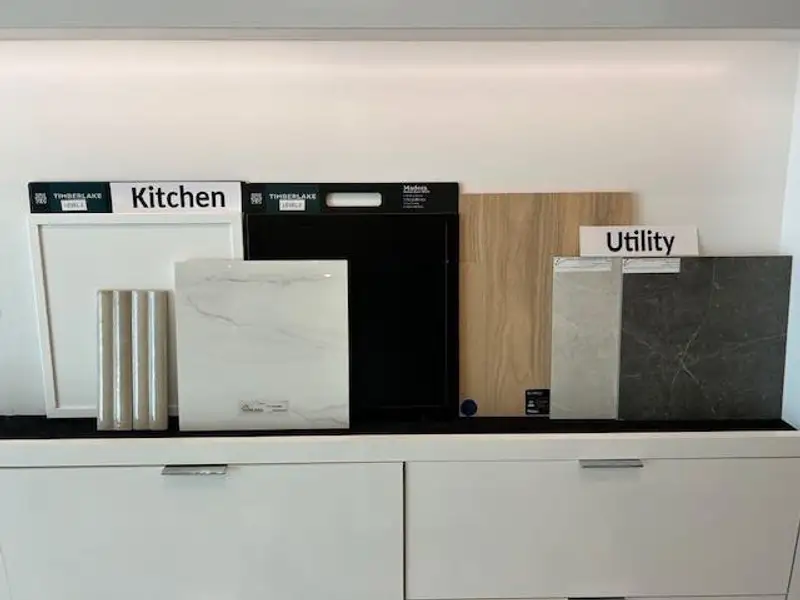 Sample of building materials used in homes in Bridgeland 45', 50', 70', Cypress (Image 4).