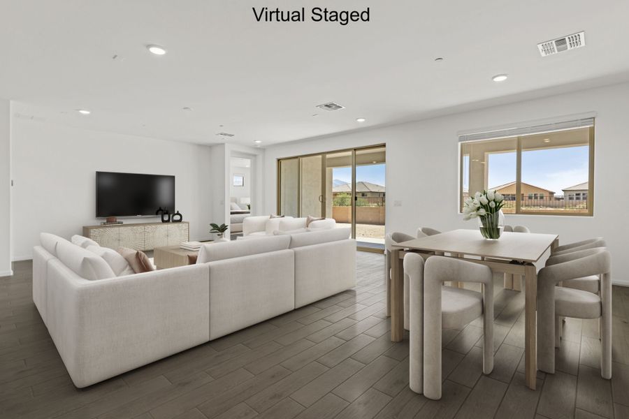 Furnished interior view inside a new home in Montelena, Marana (Image 5).
