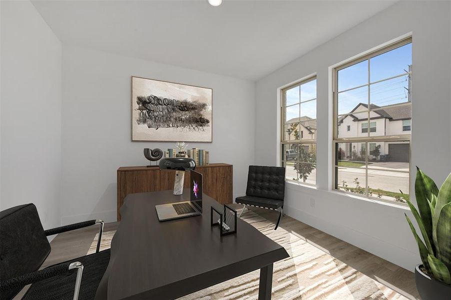 Furnished interior view inside a new home in Wellington, Haslet (Image 17).