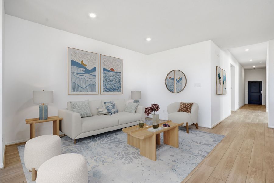 Furnished interior view inside a new home in Hockley Meadows, Hockley (Image 6).