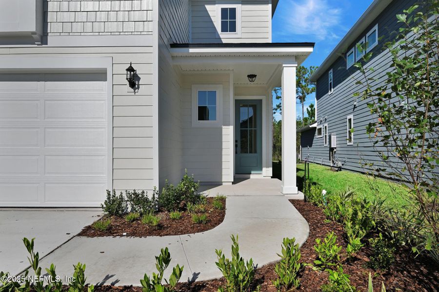 Exterior details and patio area of a home in Crosswinds at Nocatee, Ponte Vedra (Image 27).
