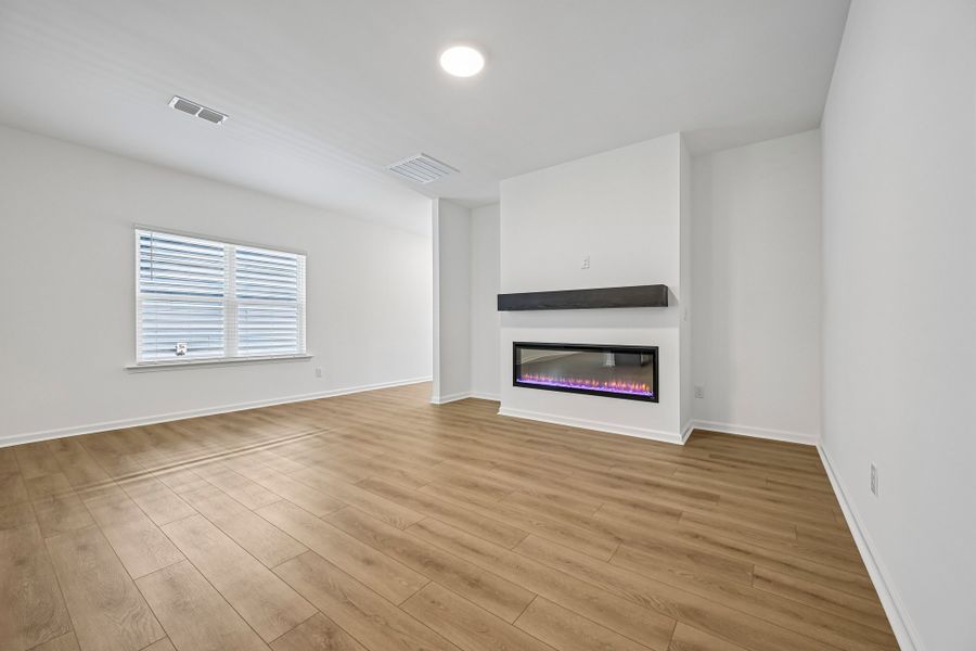 Representative unfurnished interior of a home built from the Emma II by Ashton Woods in The Point, Rolesville (Image 12).