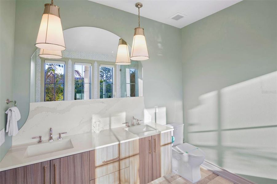Furnished interior view inside a new home in , Sarasota (Image 47).