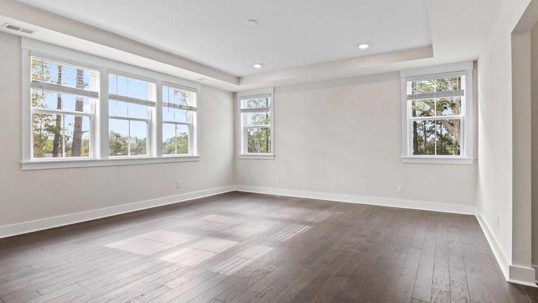 Representative furnished interior of a home built from the Stonehaven  II by DRB Homes in Oak Landing, Mount Pleasant (Image 12).
