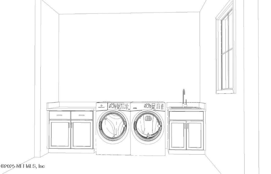 Spacious, unfurnished interior of a new home in SilverLeaf, St. Augustine (Image 15).