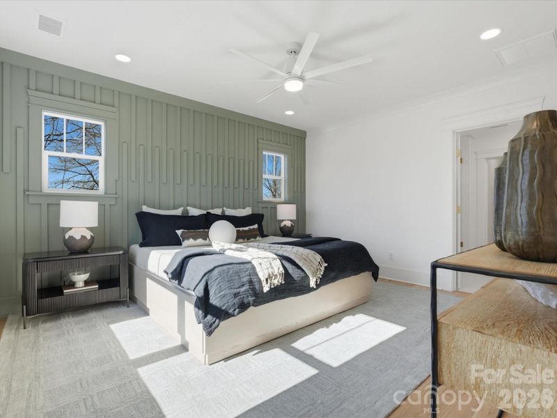 Furnished interior view inside a new home in , Charlotte (Image 38). Furnished interior view inside a new home in , Charlotte (Image 38).