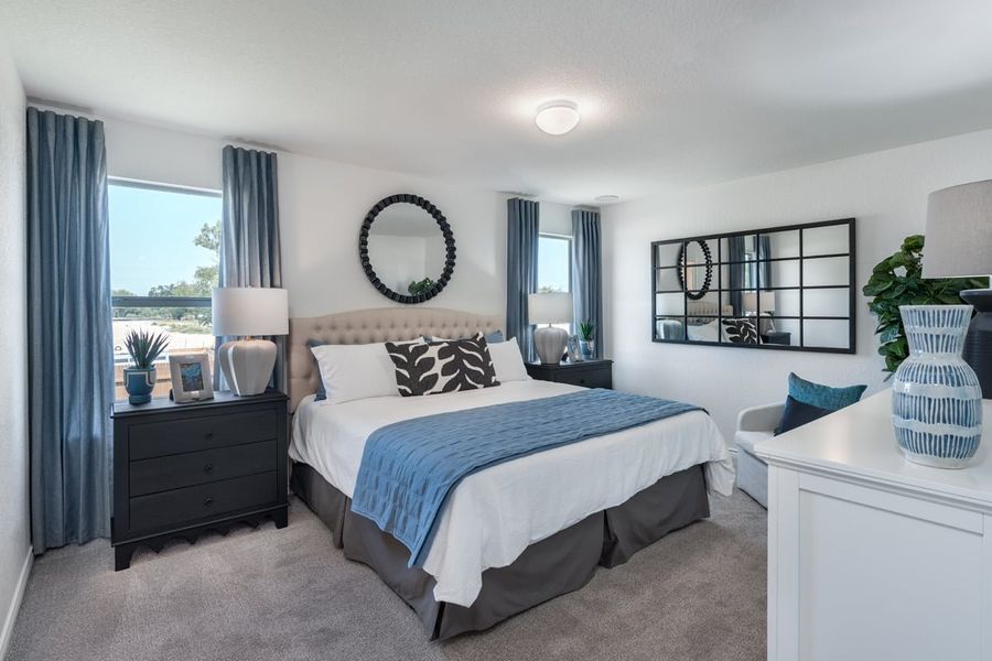 Representative furnished interior of a home built from the 1373 Modeled by KB Home in Spanish Trails Villas, San Antonio (Image 7).