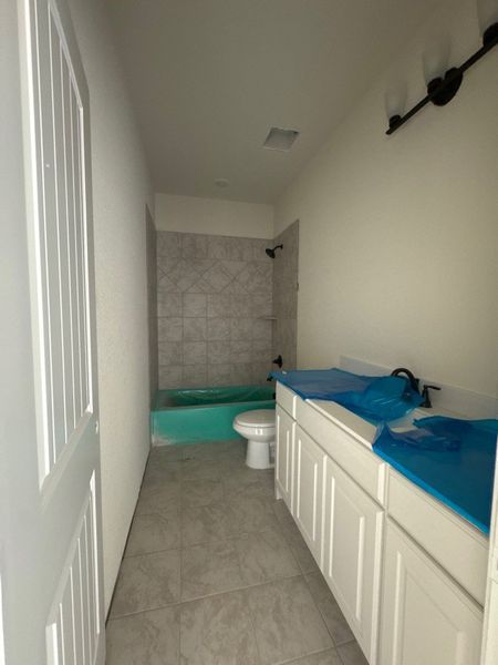 In-progress construction of a new home in Terra Escalante, Blue Ridge, TX (Image 16).