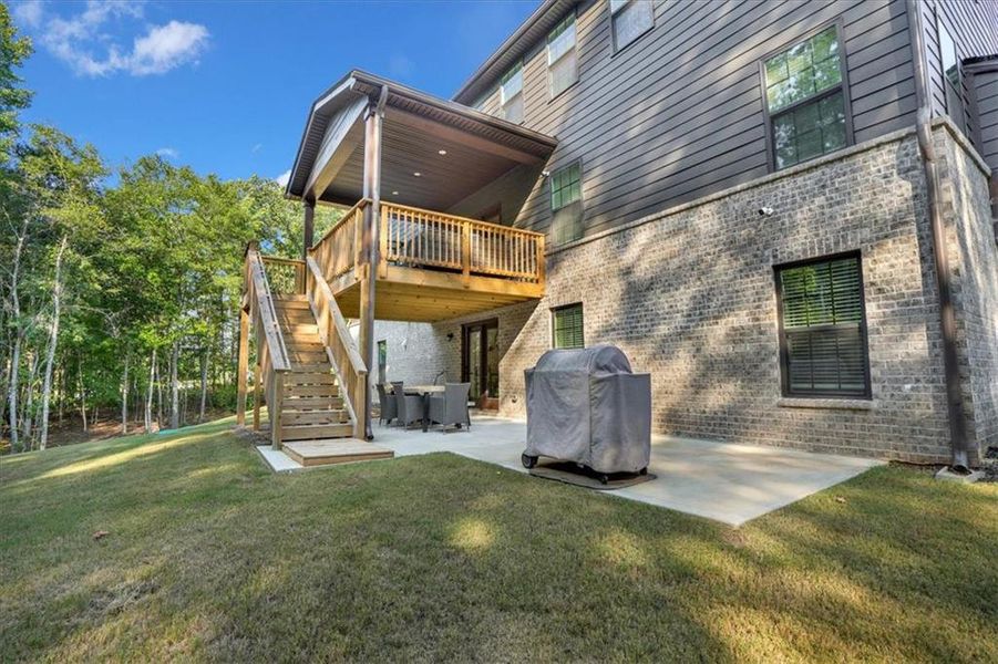 Exterior details and patio area of a home in , Fayetteville (Image 29).