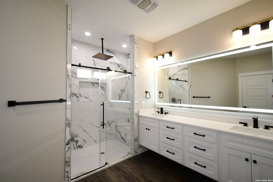 Furnished interior view inside a new home in , Von Ormy (Image 6).