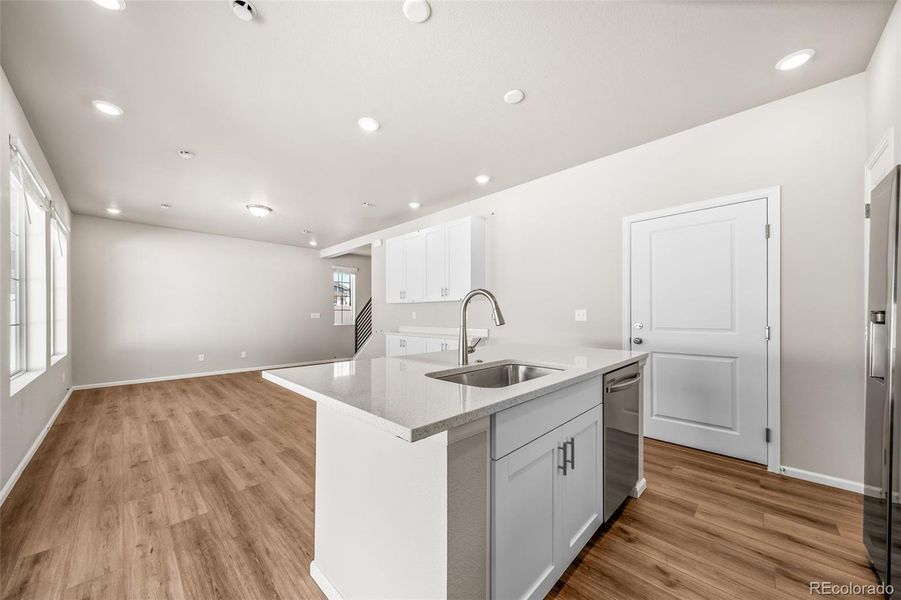 Furnished interior view inside a new home in , Commerce City (Image 5).