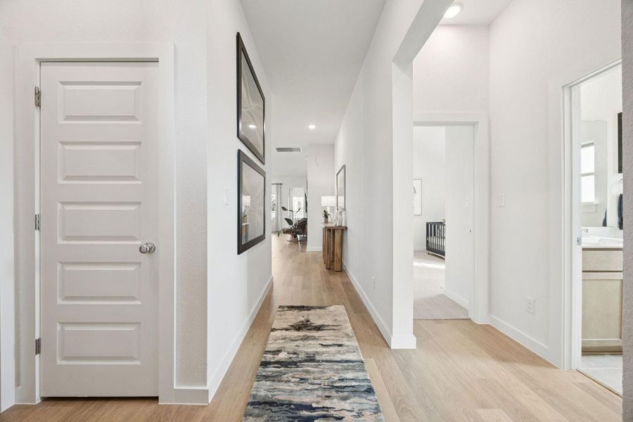 Entryway in the Diamond home plan by Trophy Signature Homes – REPRESENTATIVE PHOTO