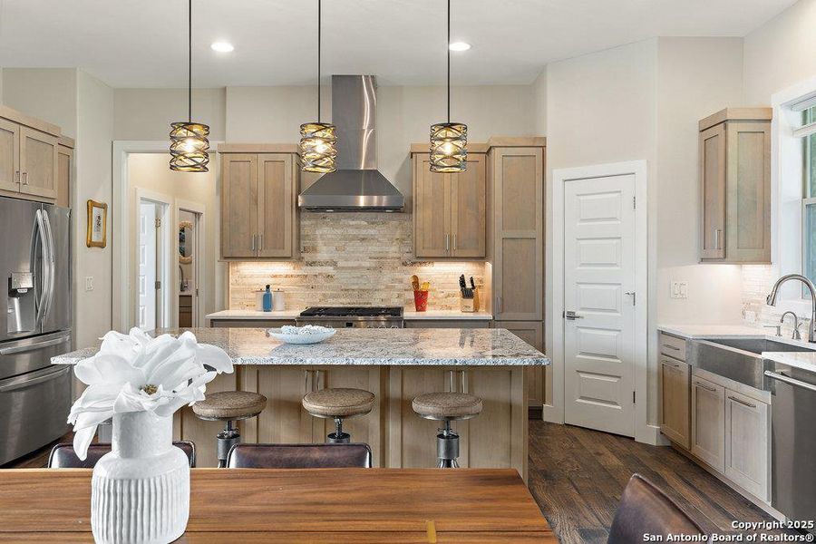 Furnished interior view inside a new home in , Blanco (Image 16).