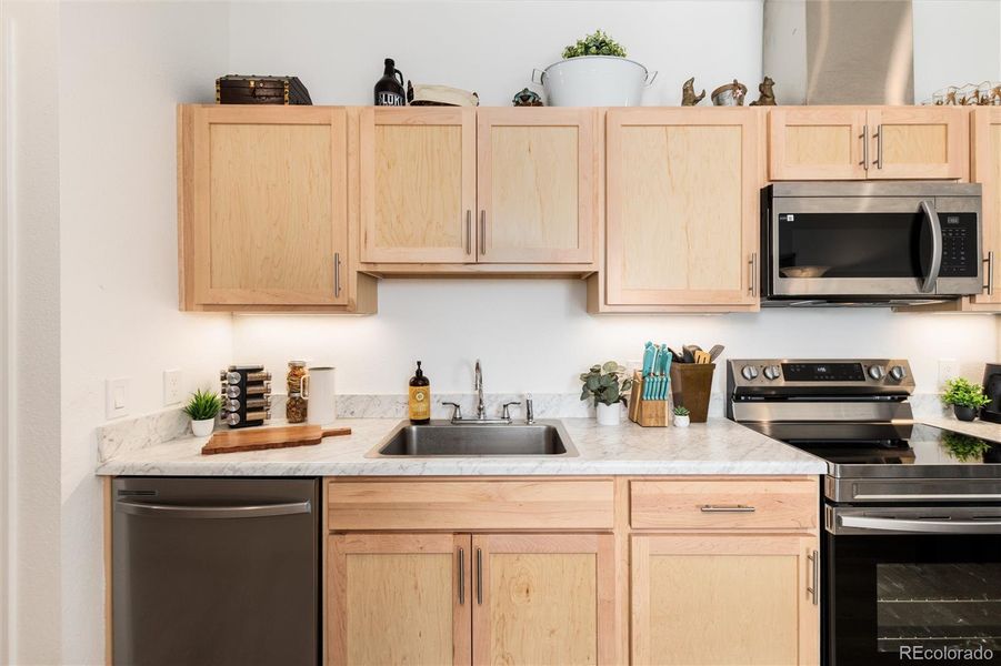 Furnished interior view inside a new home in , Denver (Image 6).