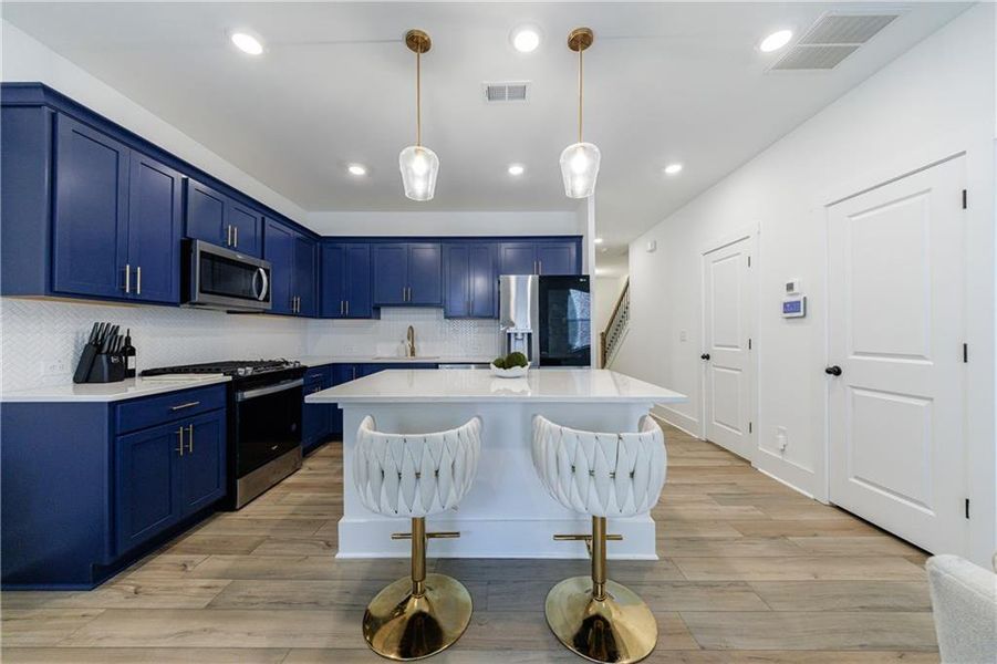 Furnished interior view inside a new home in , Atlanta (Image 16).