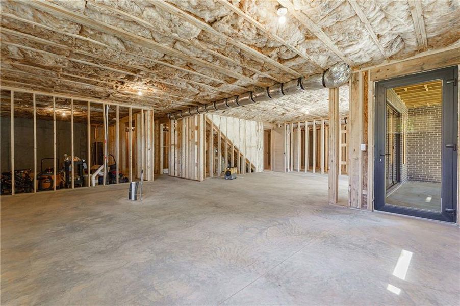 In-progress construction of a new home in , Cumming, GA (Image 120).