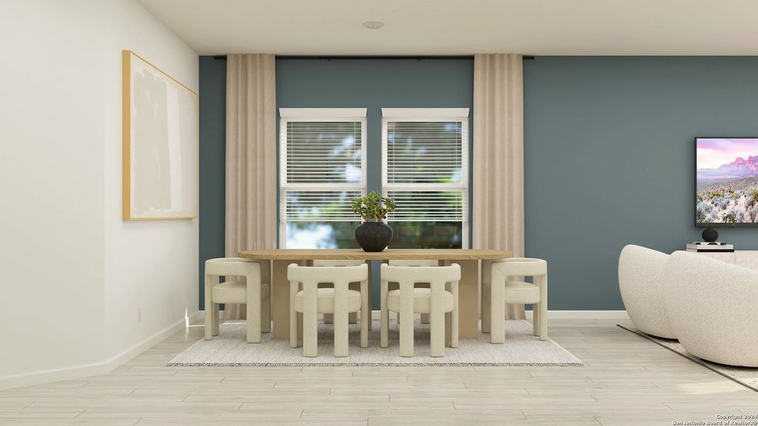 Furnished interior view inside a new home in , Corpus Christi (Image 5).